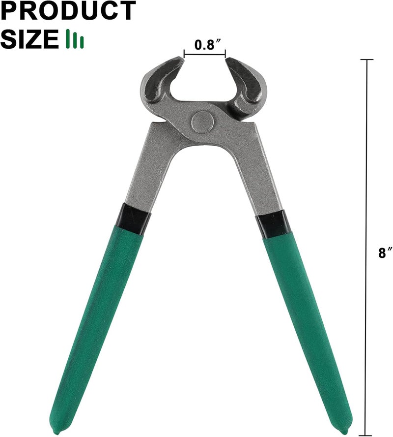 Epidioxi Goats Hoof Nipper 8" Carbon Steel Farrier Tool Multi-Purpose Hoof Trimmers with Plastic Grips for Cattle Sheeps Horses - Image 4